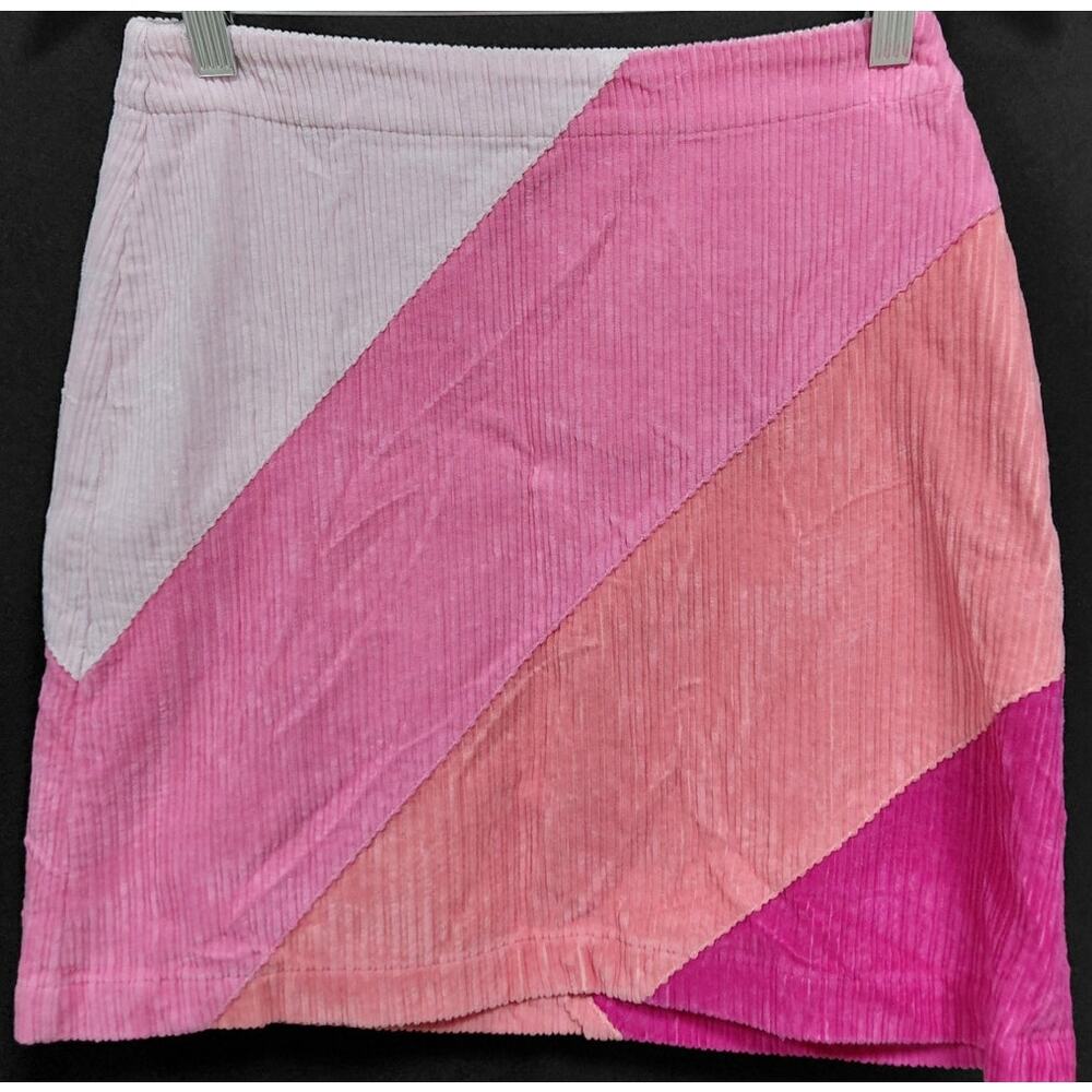 Talbots kids Colorblock Cotton Skirt Pink Girls Size 14